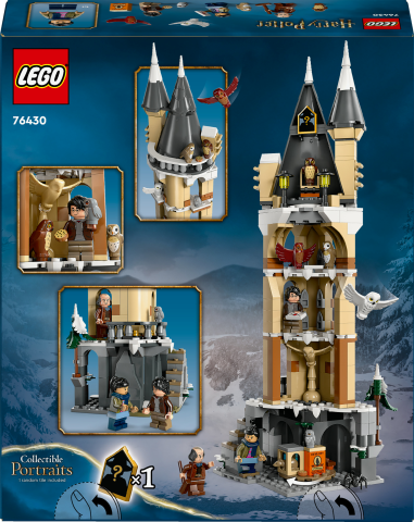 LEGO® Harry Potter™ Hogwarts™ Şatosu Baykuşhanesi 76430 - Baykuş Figürü İçeren Koleksiyonluk Yaratıcı Oyuncak Yapım Seti (364 Parça)