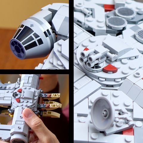 LEGO® Star Wars™ Millennium Falcon™ 75375 - Star Wars Seven Yetişkinler için İnşa Edilebilen Koleksiyonluk Yaratıcı Starship Modeli Yapım Seti (921 Parça)