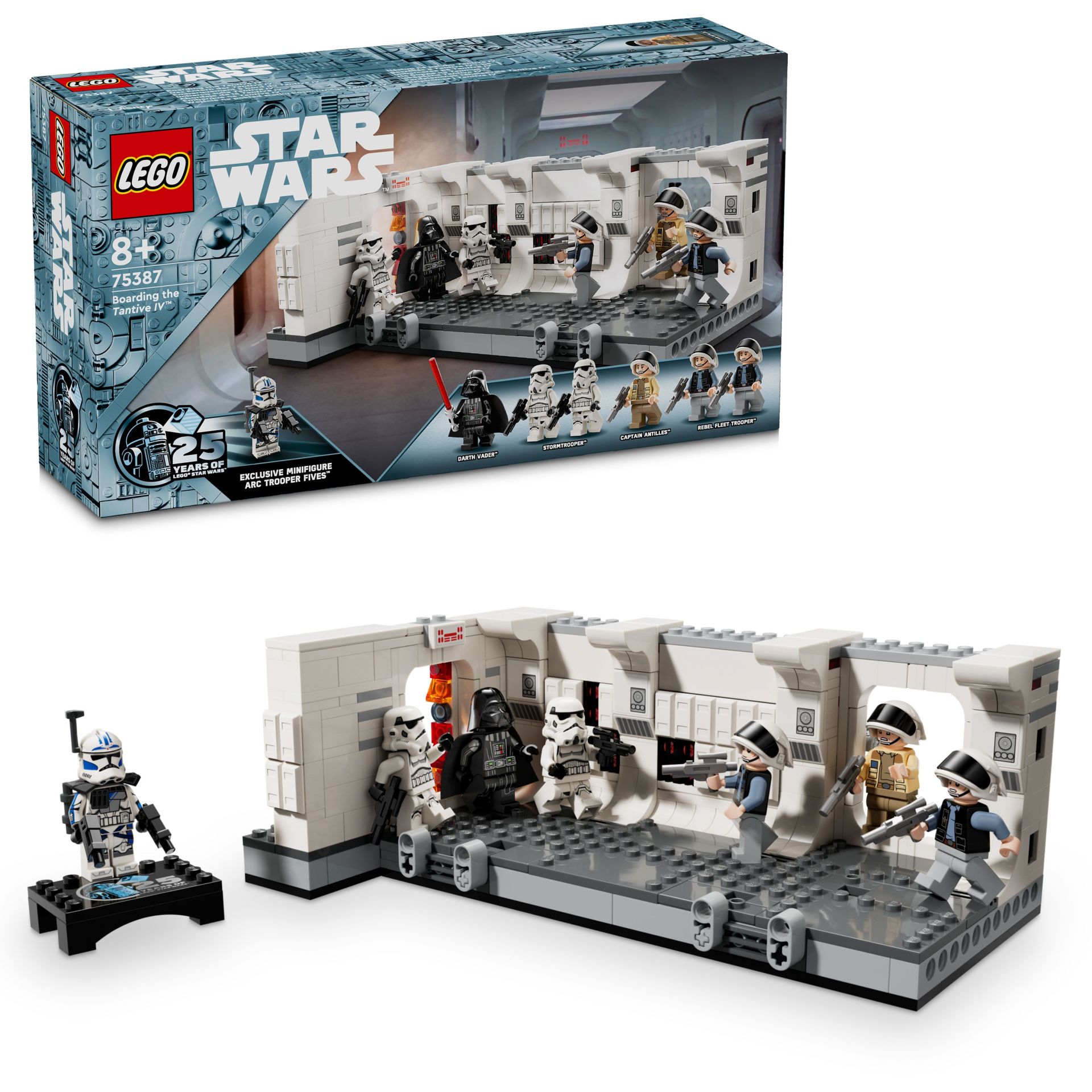 LEGO® Star Wars™ Tantive IV™’e Biniş 75387 -İnşa Edilebilen Yaratıcı Oyuncak Yapım Seti (502 Parça)