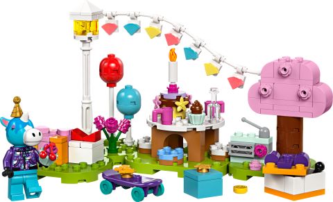 LEGO® Animal Crossing™ Julian Doğum Gününü Kutluyor 77046 - 6 Yaş ve Üzeri Çocuklar için Yaratıcı Oyuncak Yapım Seti (170 Parça)