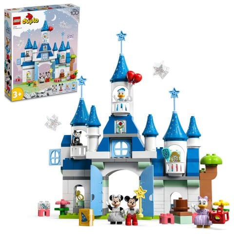 LEGO® DUPLO® ǀ Disney 3’ü 1 Arada Sihirli Şato 10998 Oyuncak Yapım Seti (160 Parça)