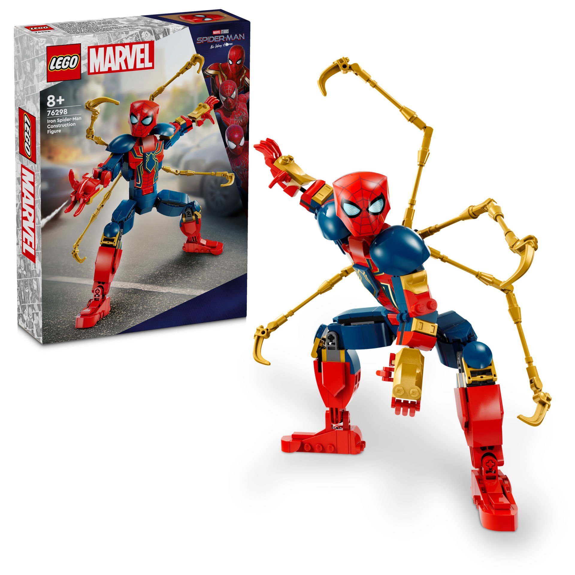 LEGO® Marvel Iron Örümcek Adam Yapım Figürü 76298