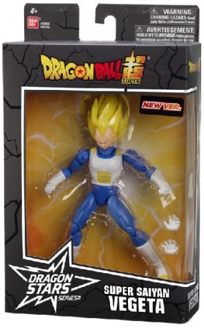 16 cm Dragon Ball Super Saiyan Vegeta Poz Verilebilir Figür - Dragon Stars Serisi