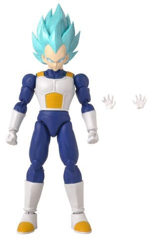 16 cm Dragon Ball Super Saiyan Blue Vegeta Poz Verilebilir Figür - Dragon Stars Serisi