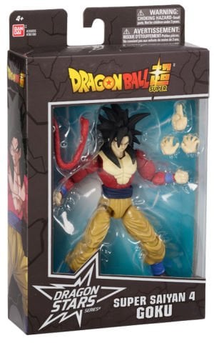 16 cm Dragon Ball Super Saiyan 4 Goku Poz Verilebilir Figür - Dragon Stars Serisi