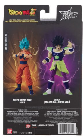 16 cm Dragon Ball Super Saiyan Blue Goku Poz Verilebilir Figür - Dragon Stars Serisi
