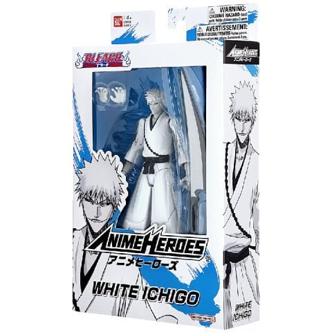 16 cm Beyaz Ichigo Kurosaki Poz Verilebilir Figür - Anime Heroes Bleach Serisi