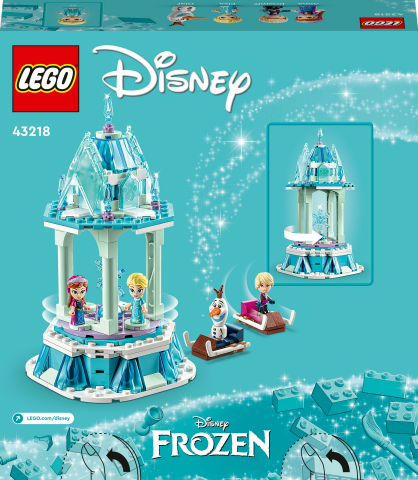 LEGO® ǀ Disney Anna ve Elsa'nın Sihirli Atlıkarıncası 43218 Oyuncak Yapım Seti (175 Parça)