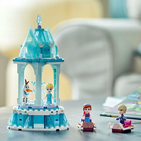 LEGO® ǀ Disney Anna ve Elsa'nın Sihirli Atlıkarıncası 43218 Oyuncak Yapım Seti (175 Parça)