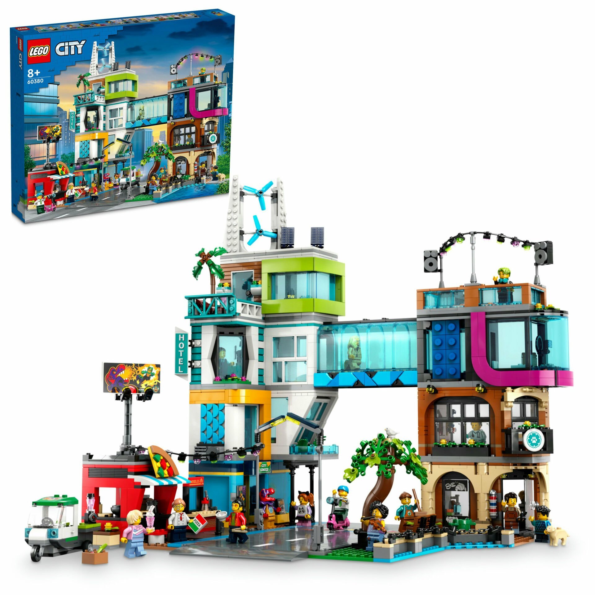 LEGO® City Şehir Merkezi 60380 Oyuncak Yapım Seti (2010 Parça)
