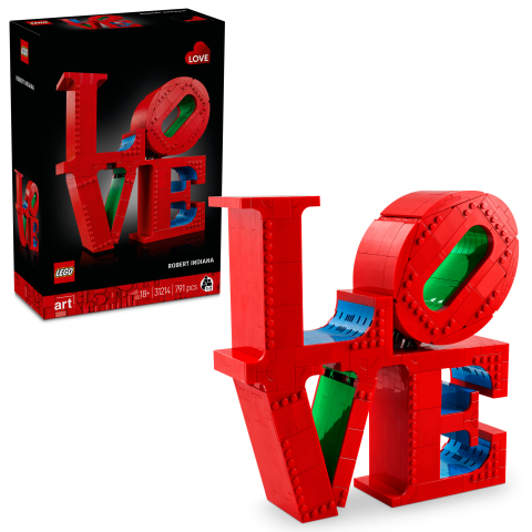 LEGO® Art LOVE, Çiftler için Hediye ve Dekoratif Süs Eşyası 31214