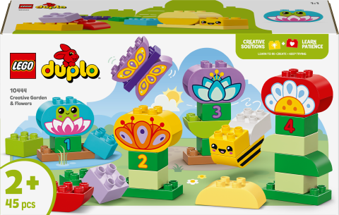 LEGO® DUPLO® Kasabası Yaratıcı Bahçe ve Çiçekler Renk Ayırma ve Dizme Oyuncağı 10444