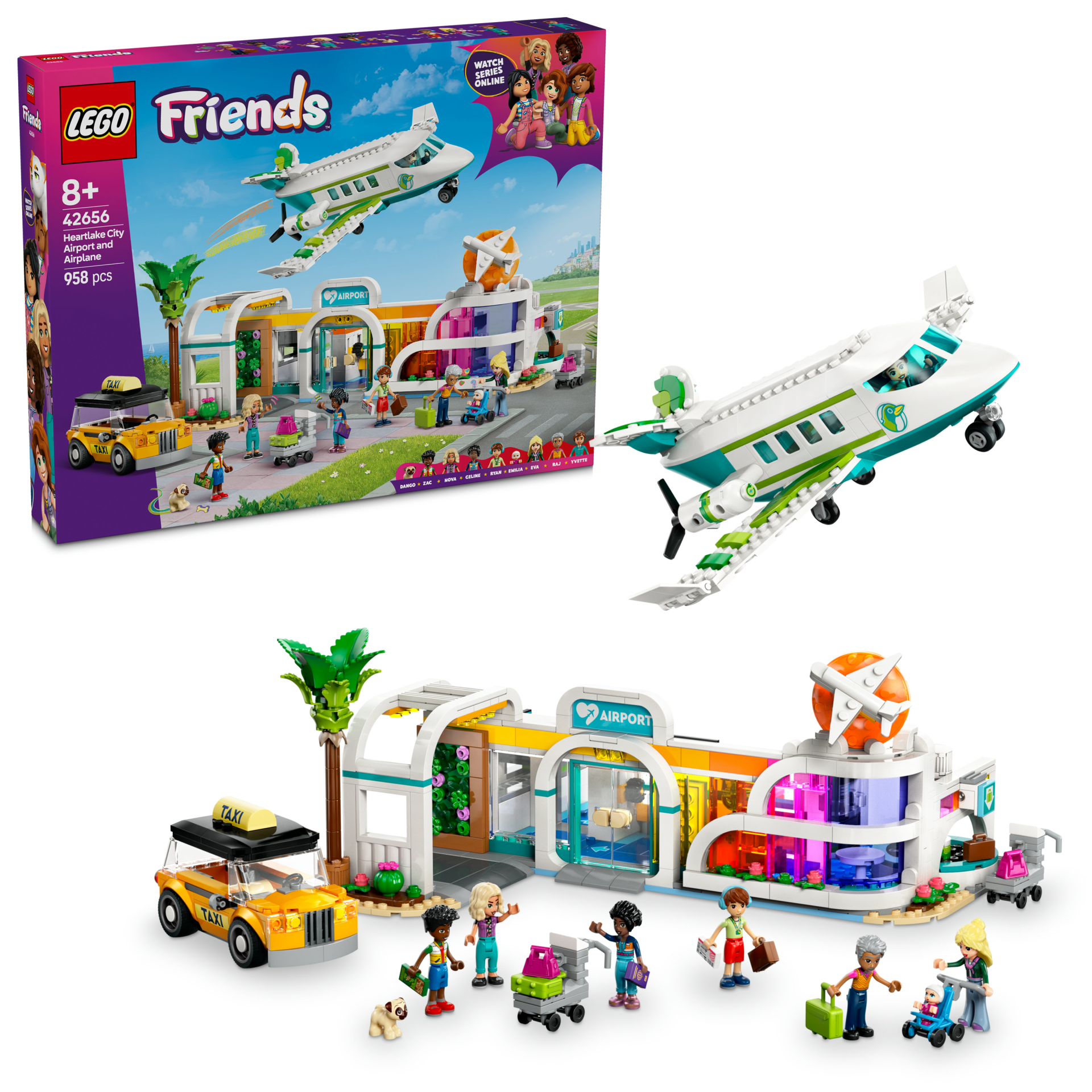 LEGO® Friends Heartlake City Havaalanı ve Uçak Yapım Seti 42656