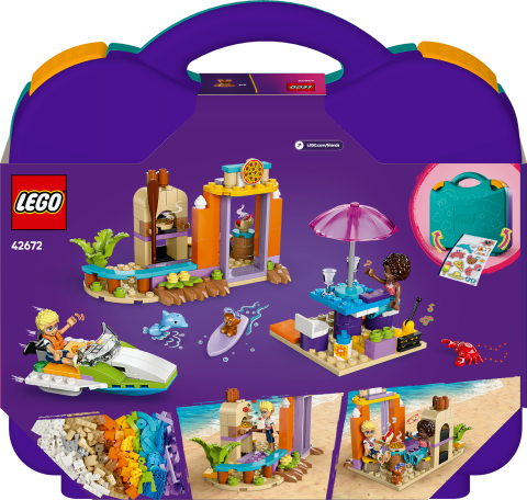 LEGO® Friends Yaratıcı Plaj ve Seyahat Bavulu İnşa Edilebilen Oyuncak Seti 42672