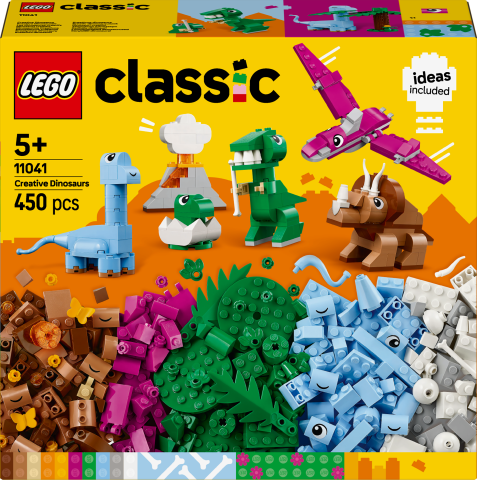 LEGO® Classic Yaratıcı Dinozorlar Hayal Gücünü Geliştiren Modeller 11041