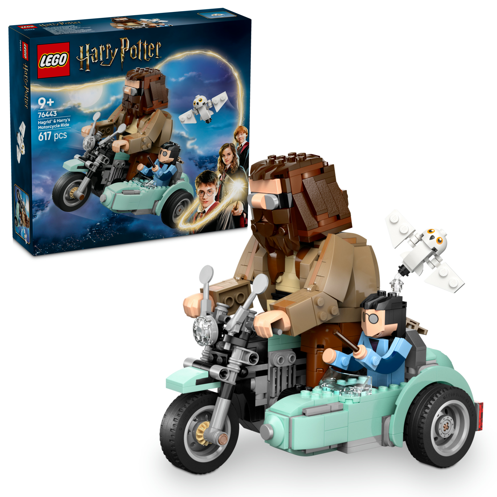 LEGO® Harry Potter™ Hagrid™ ve Harry’nin Motosiklet Yolculuğu, Sihirli Oyuncak 76443