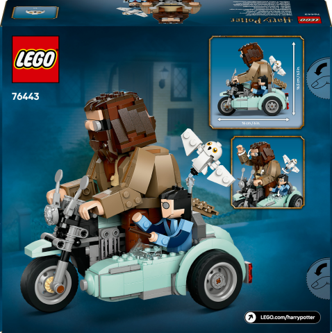 LEGO® Harry Potter™ Hagrid™ ve Harry’nin Motosiklet Yolculuğu, Sihirli Oyuncak 76443