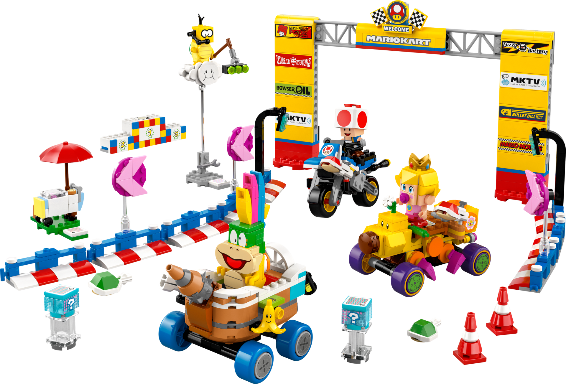 LEGO® Super Mario™: Mario Kart™ – Baby Peach ve Grand Prix Seti Yarış Oyuncağı 72036