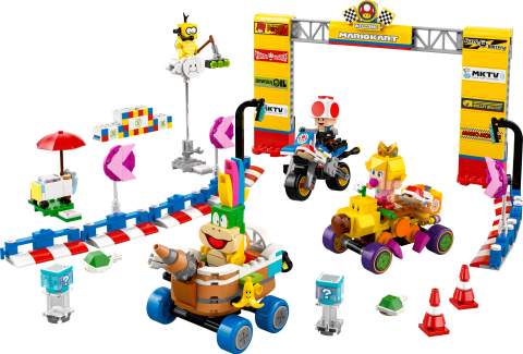 LEGO® Super Mario™: Mario Kart™ – Baby Peach ve Grand Prix Seti Yarış Oyuncağı 72036