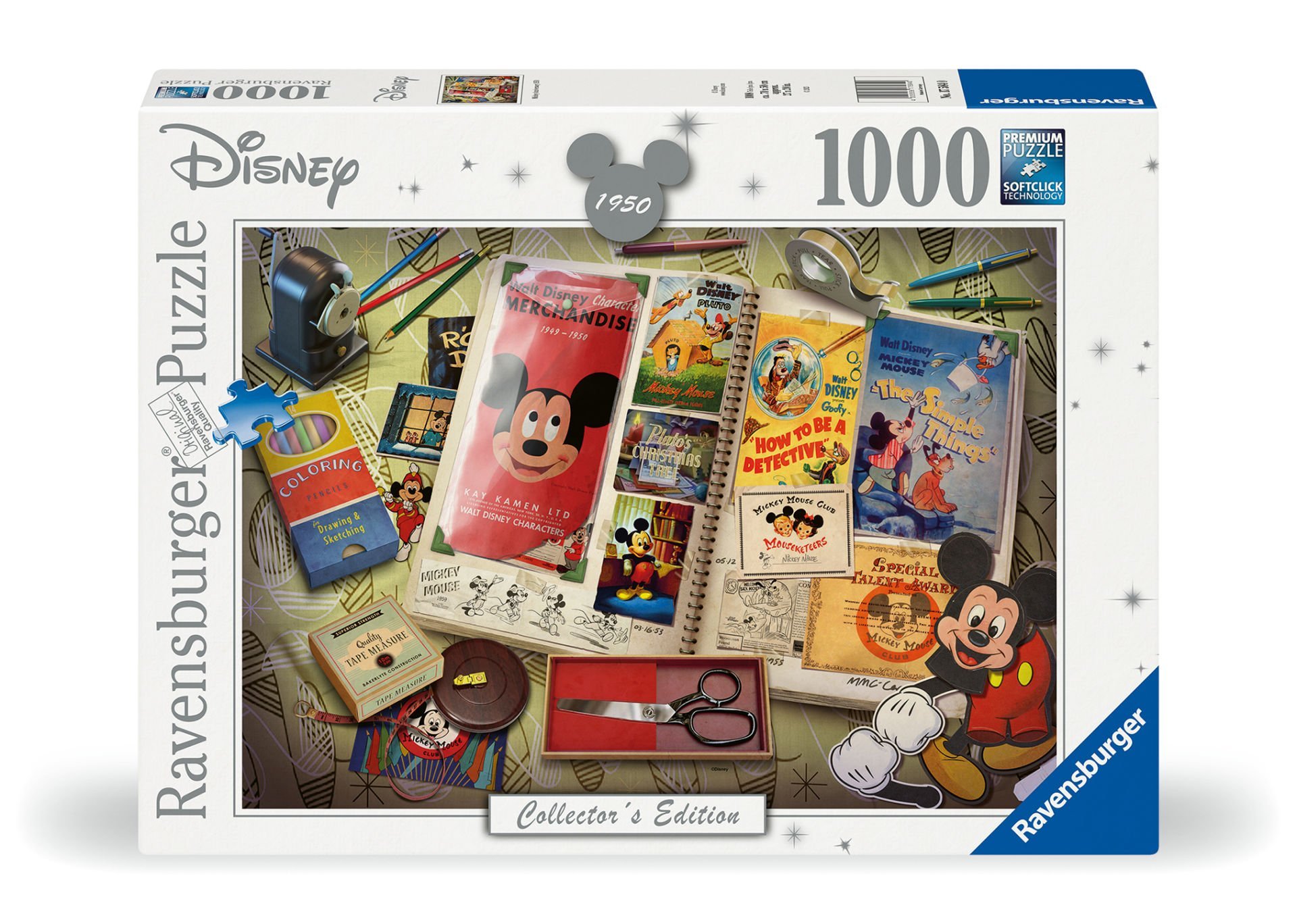 1000p Puz WD Mickey Mouse 1950ler