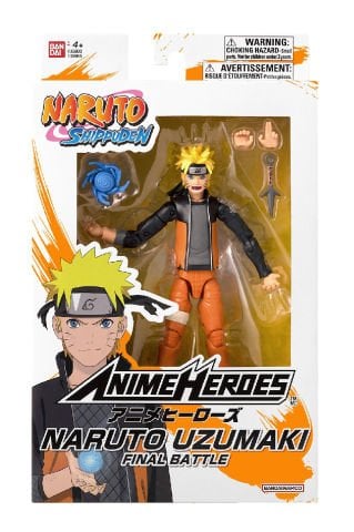 Bandai 16 cm Anime Heroes Naruto Figürleri  - Naruto Uzumaki Son Savaş