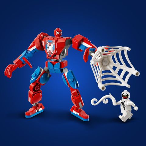 LEGO® Marvel Örümcek Adam Robotu, Anti Venom’a Karşı İnşa Edilebilen Oyuncak Figür Seti 76308