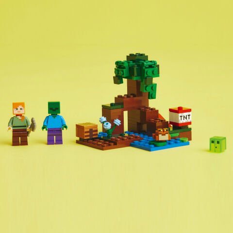 LEGO® Minecraft® Bataklık Macerası 21240 Yapım Oyuncağı Seti (65 Parça)