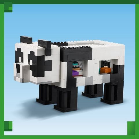 LEGO® Minecraft® Panda Barınağı 21245 Oyuncak Yapım Seti (553 Parça)