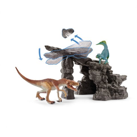 Mağaralı Dino Set
