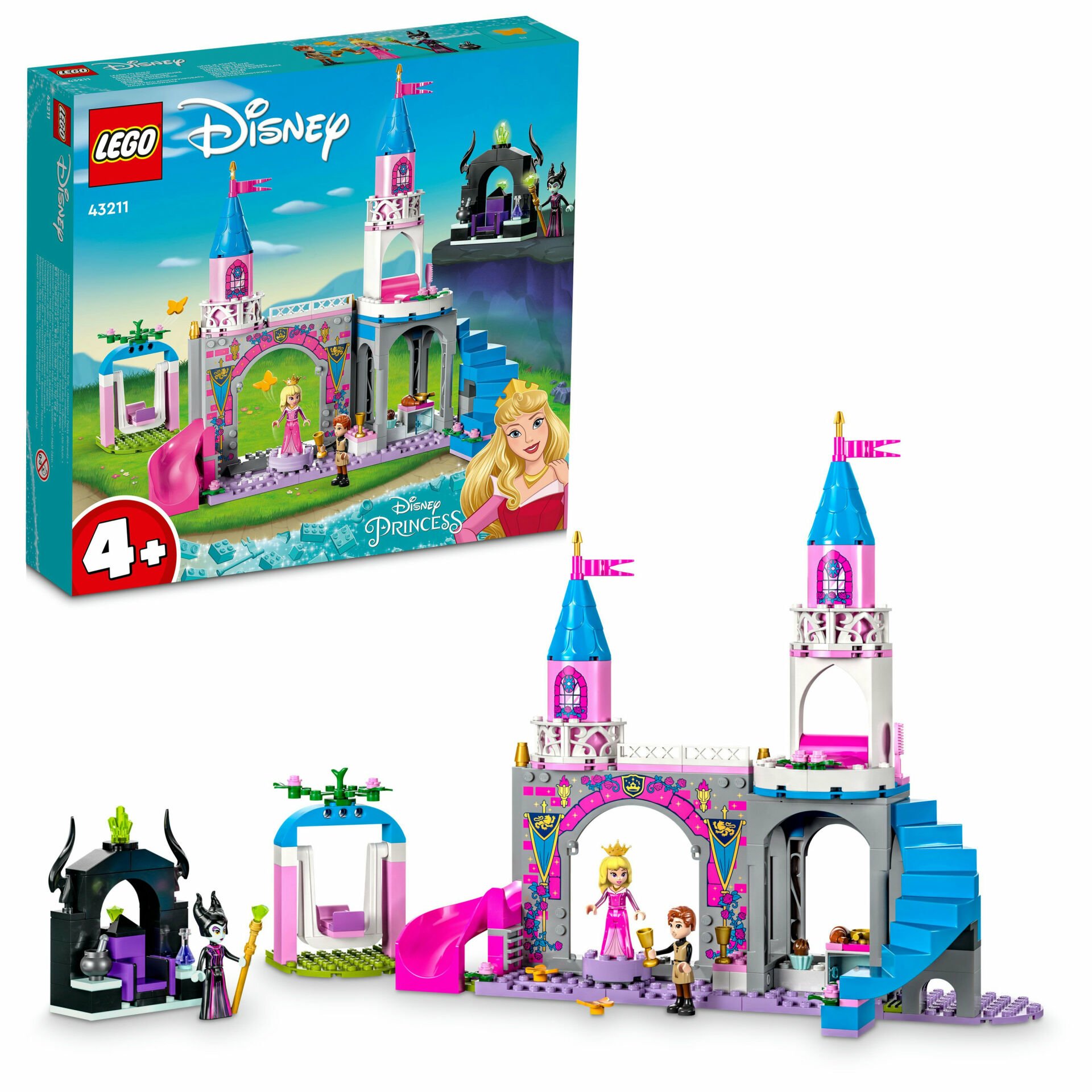 LEGO® ǀ Disney Aurora’nın Şatosu 43211 Oyuncak Yapım Seti (187 Parça)