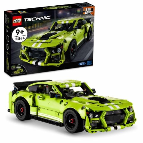 LEGO® Technic Ford Mustang Shelby® GT500® 42138 – Araçları Seven Çocuklar İçin Çek-Bırak Drag Yarış Arabası Yaratıcı Oyuncak Model Yapım Seti (544 Parça)