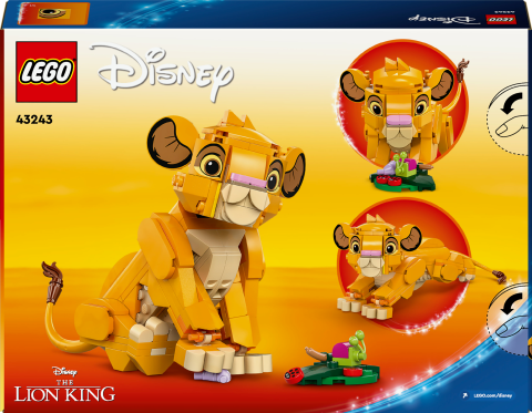 LEGO® ǀ Disney Yavru Aslan Kral Simba Eğlenceli Hediye Fikri 43243