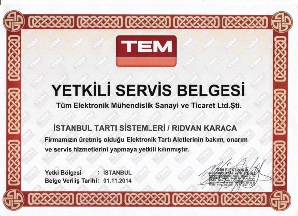 TEM SRP 6KG TARTIM TERAZİSİ