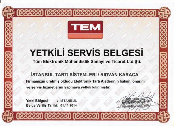 TEM 30KG SAYICI TERAZİ