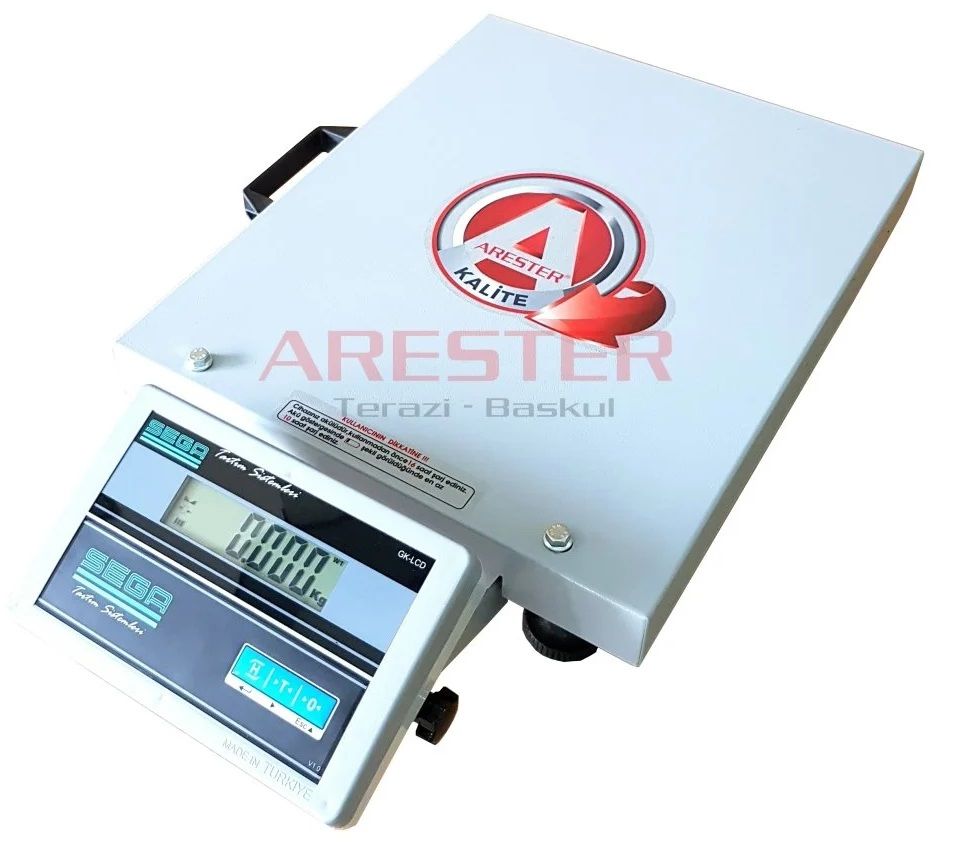 ARESTER GK-LCD 40x50 150 Kg Düz Tutma Saplı Elektronik Baskül