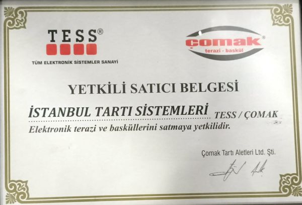 TESS RP 40X50 150KG ONAYLI BASKÜL