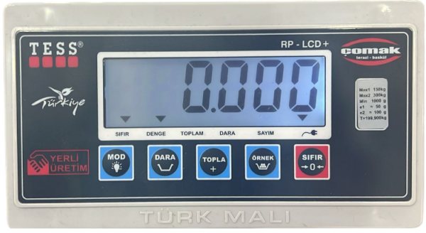 TESS RP 50X60 300KG ONAYLI BASKÜL