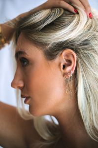 SHORT CHAIN EARRINGS