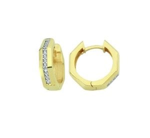 OCTAGON EARRING