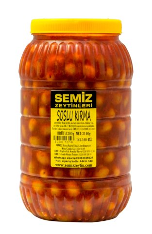 Soslu Kırma Yeşil Zeytin 3,14 KG e