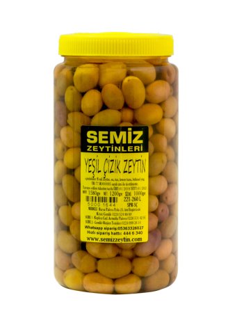 Yeşil Çizik Zeytin MGA MGA 1.20 KG e