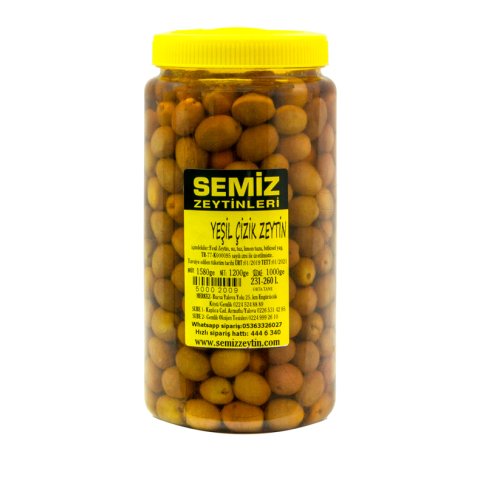 Yeşil Çizik Zeytin SEMİZ ÖZEL 1.20 KG e