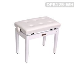 Piyano Aksesuar Koltuk Dominguez Ayarlı Beyaz DPB125-WH