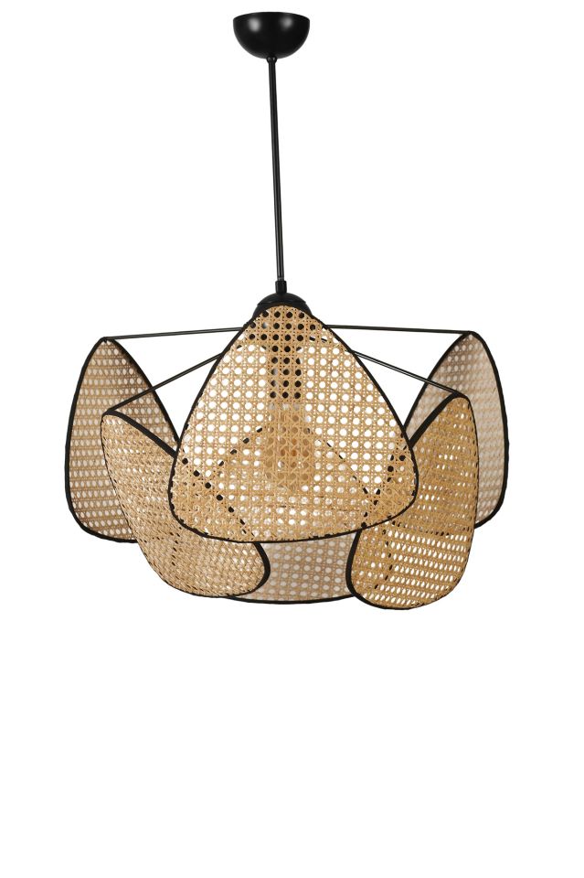 HERA 6 LI RATTAN AVİZE