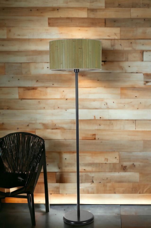 BAMBU 03 ABAJURLU SİYAH LAMBADER