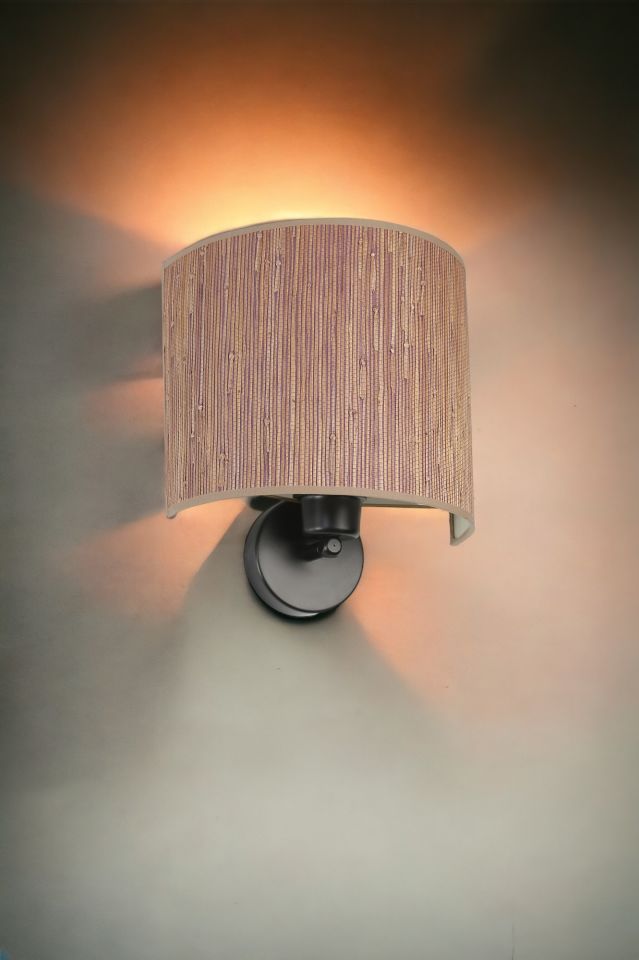 BAMBU 04 ABAJURLU OVAL APLİK