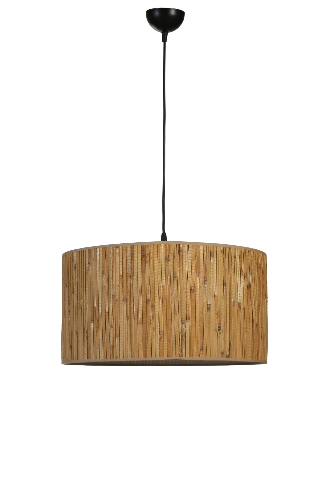 BAMBU 07 ABAJURLU TEKLİ SARKIT AVİZE