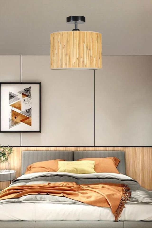 BAMBU 07 ABAJURLU PLAFONYER AVİZE