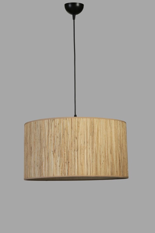 BAMBU 010 ABAJURLU TEKLİ SARKIT AVİZE