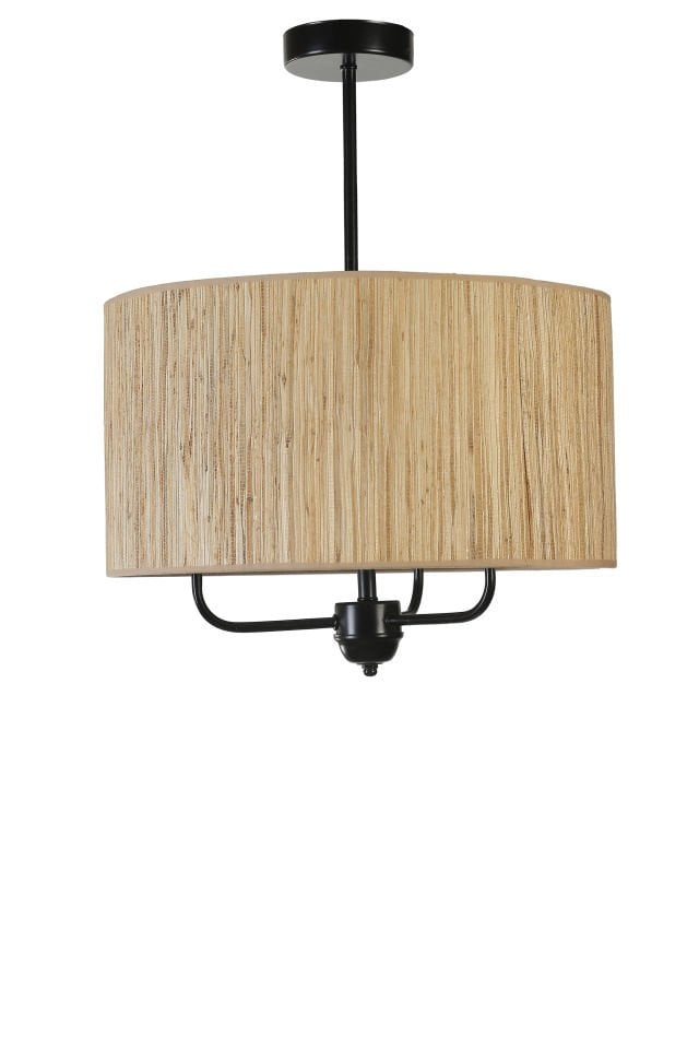 BAMBU 010 ABAJURLU  3 LÜ SARKIT AVİZE